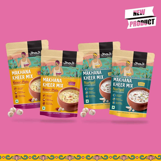 Instant Makhana Kheer Mix | Kesar & Coconut Flavor Both | Foxnut Pudding