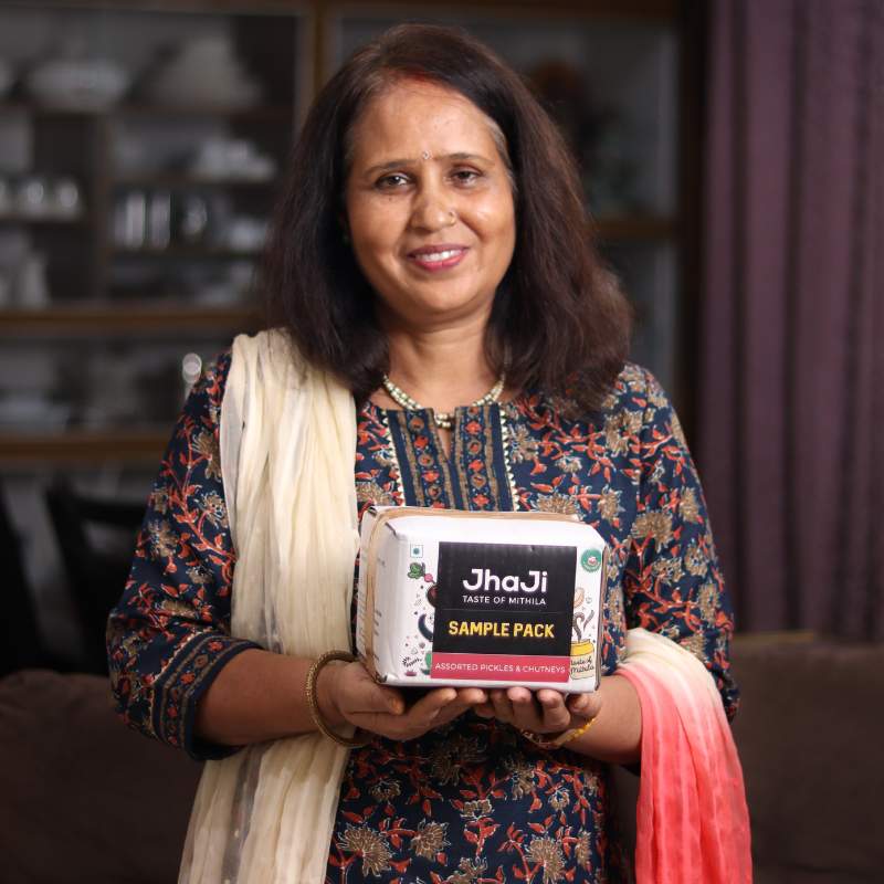 Uma’s Favorite 4 Pickles in 1 Sample Pack | Mango, Panchranga Pickle, and Lal Mirch Chutney